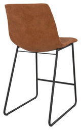 Bowden Padded Barstool Caramel, SH: 60