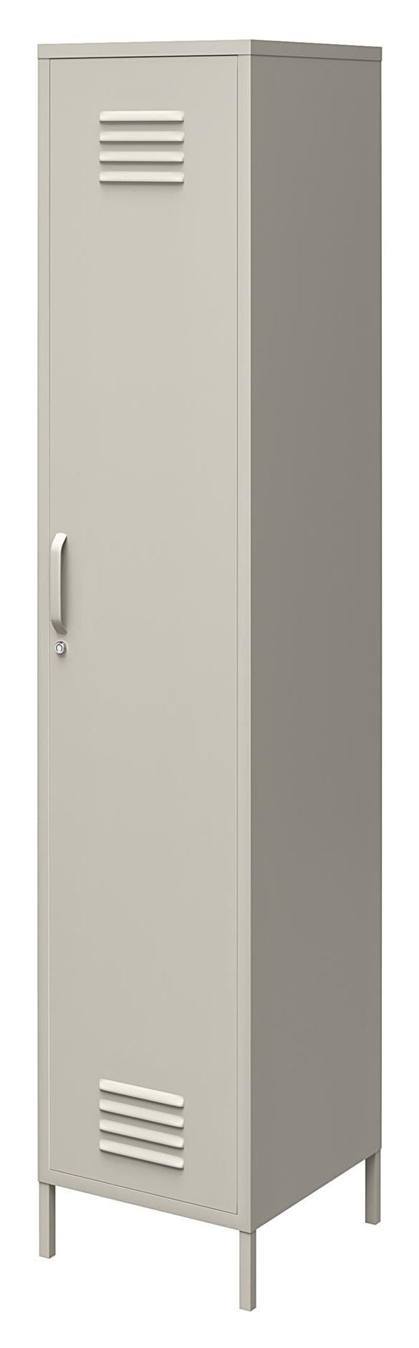 Bradford Metal Cabinet med en dörr H: 185, Taupe