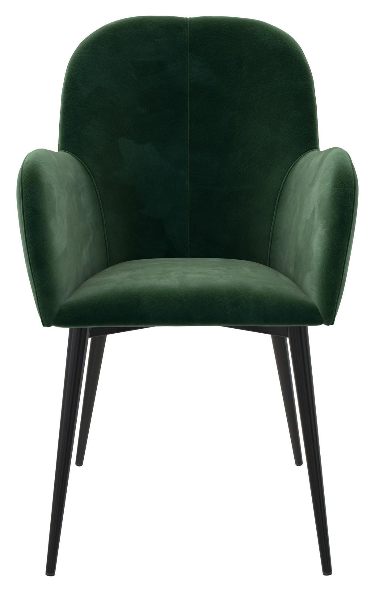 Fallon Lounge Chair, Green Velvet