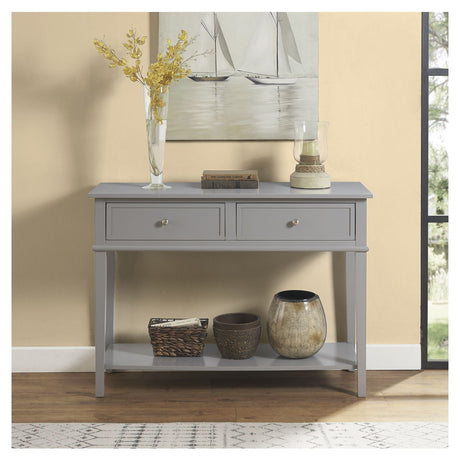 Franklin Console Table, Gray