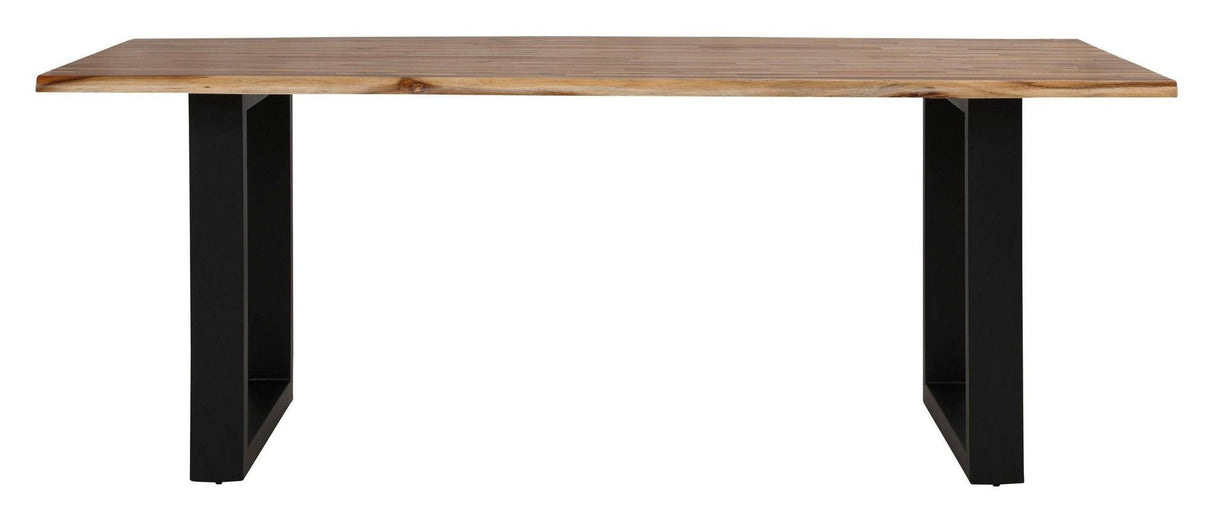 Mason Plank Table, Acacie/Black, 200x100