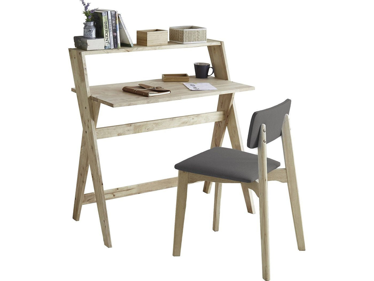 Mickey Desk med stol, antracit /natur