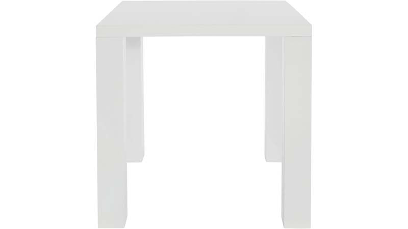 Shane Dining Table White Highgloss, 80x80