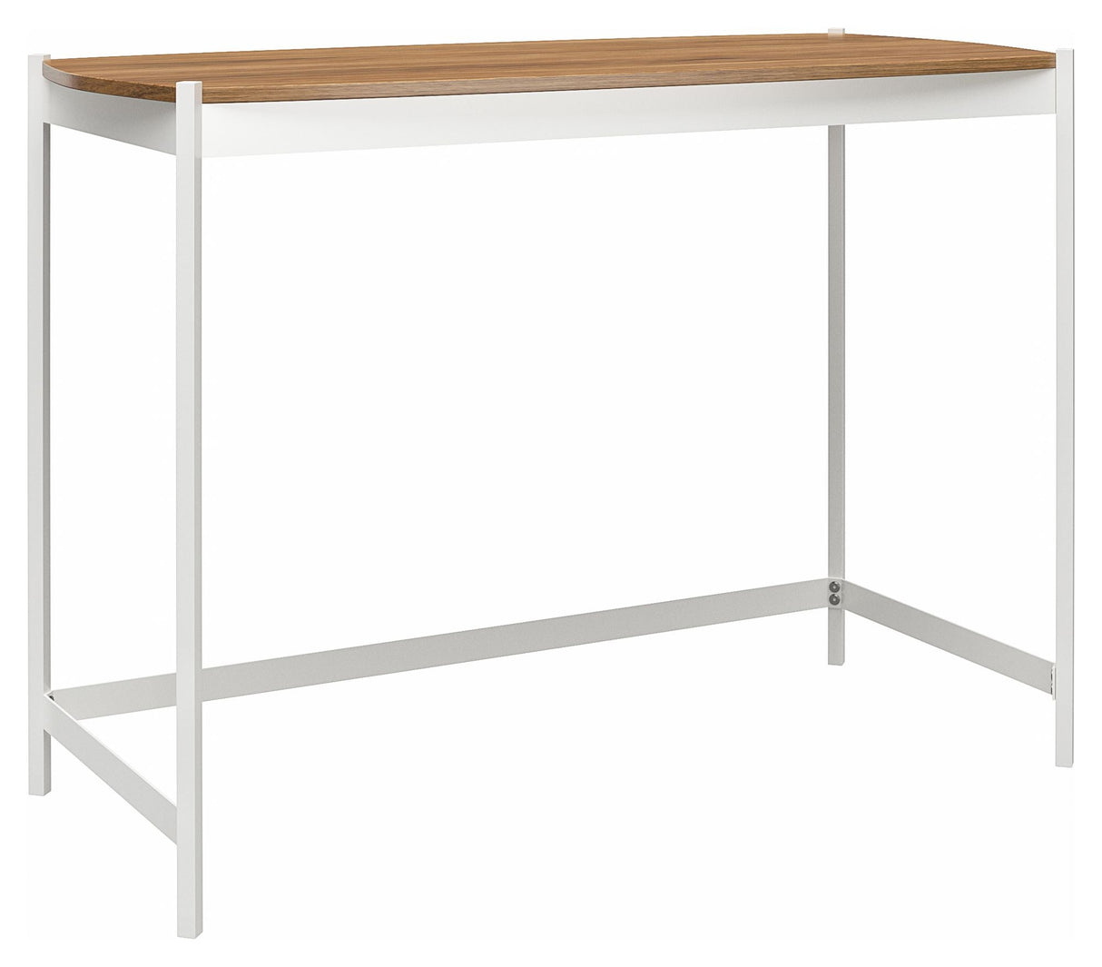 Tallulah Desk, Walnut w. vit metall