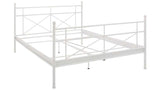 Tanja Bed Frame White Metal, 140x200