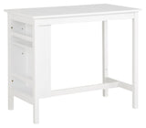 Tempo Bar Table, White