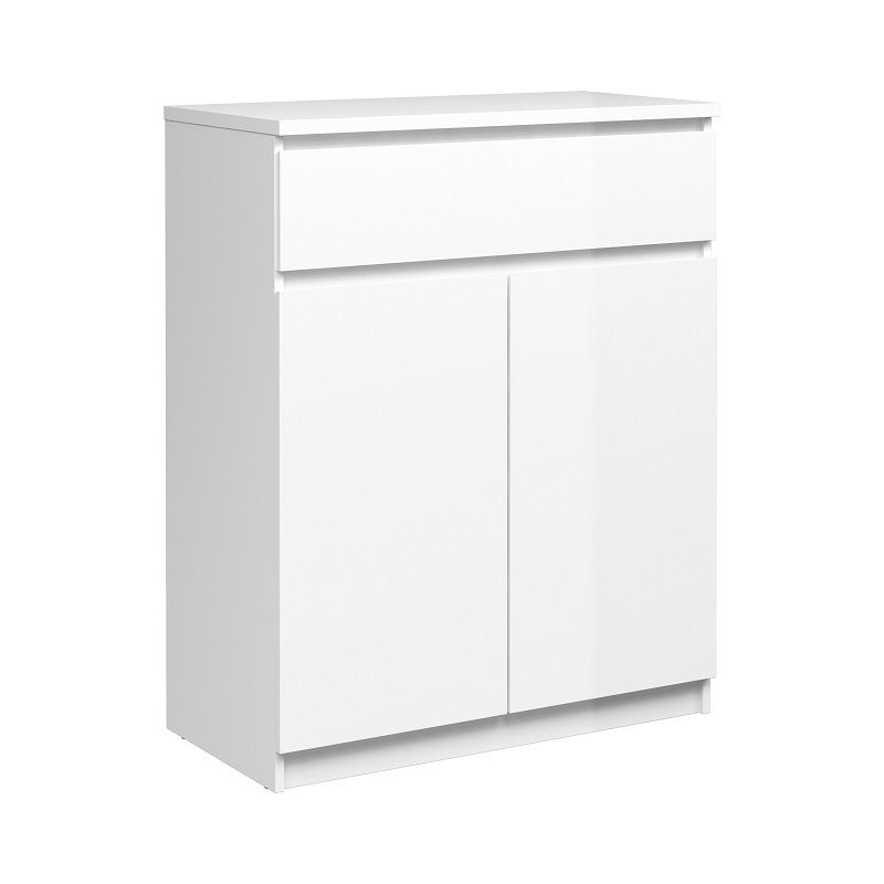 NAIA Sideboard - White High Gloss w/2 Dörrar + 1 låda