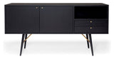 NJORDEC Dawn Sideboard - Black, B160