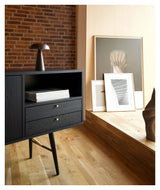 NJORDEC Dawn Sideboard - Black, B160