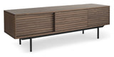 Sense TV Bench, Walnut Veneer