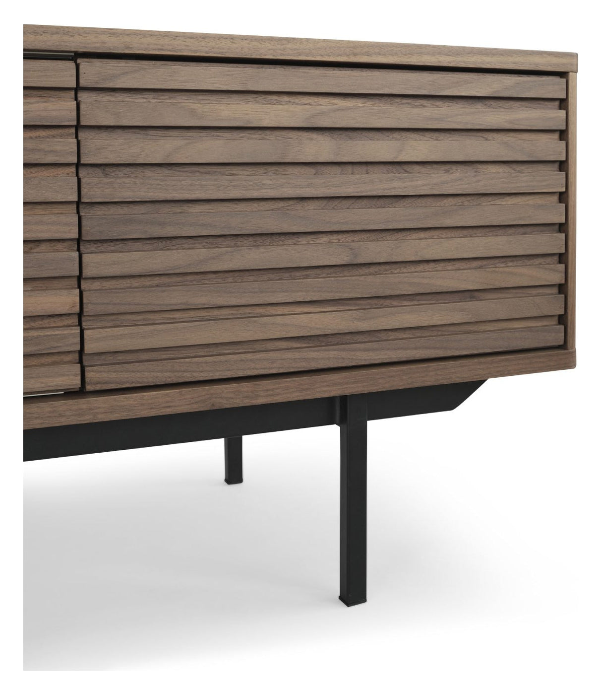 Sense TV Bench, Walnut Veneer