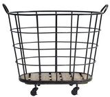 Nordal - Downtown Wire Basket w/Wheel