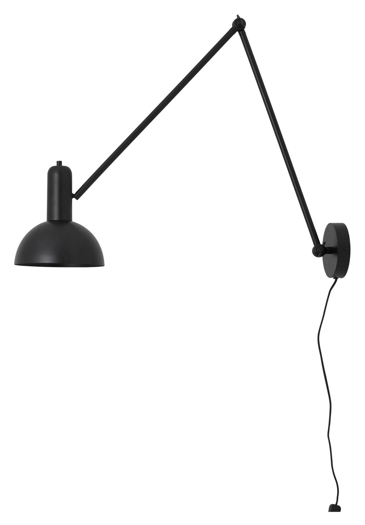 Nordal Freya Wall Lamp - Svart/mässing