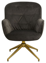 Nordal Lea Office Chair - Light Brown Velvet