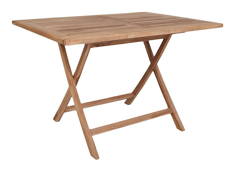 Oviedo trädgårdsbord i teak 120x80