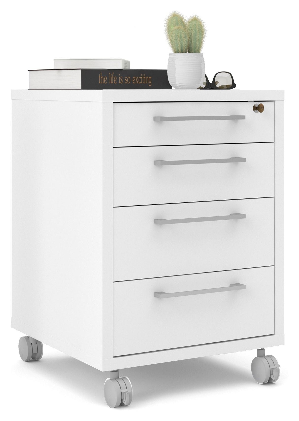 Prima Drawer Module - White w/4 Drawers