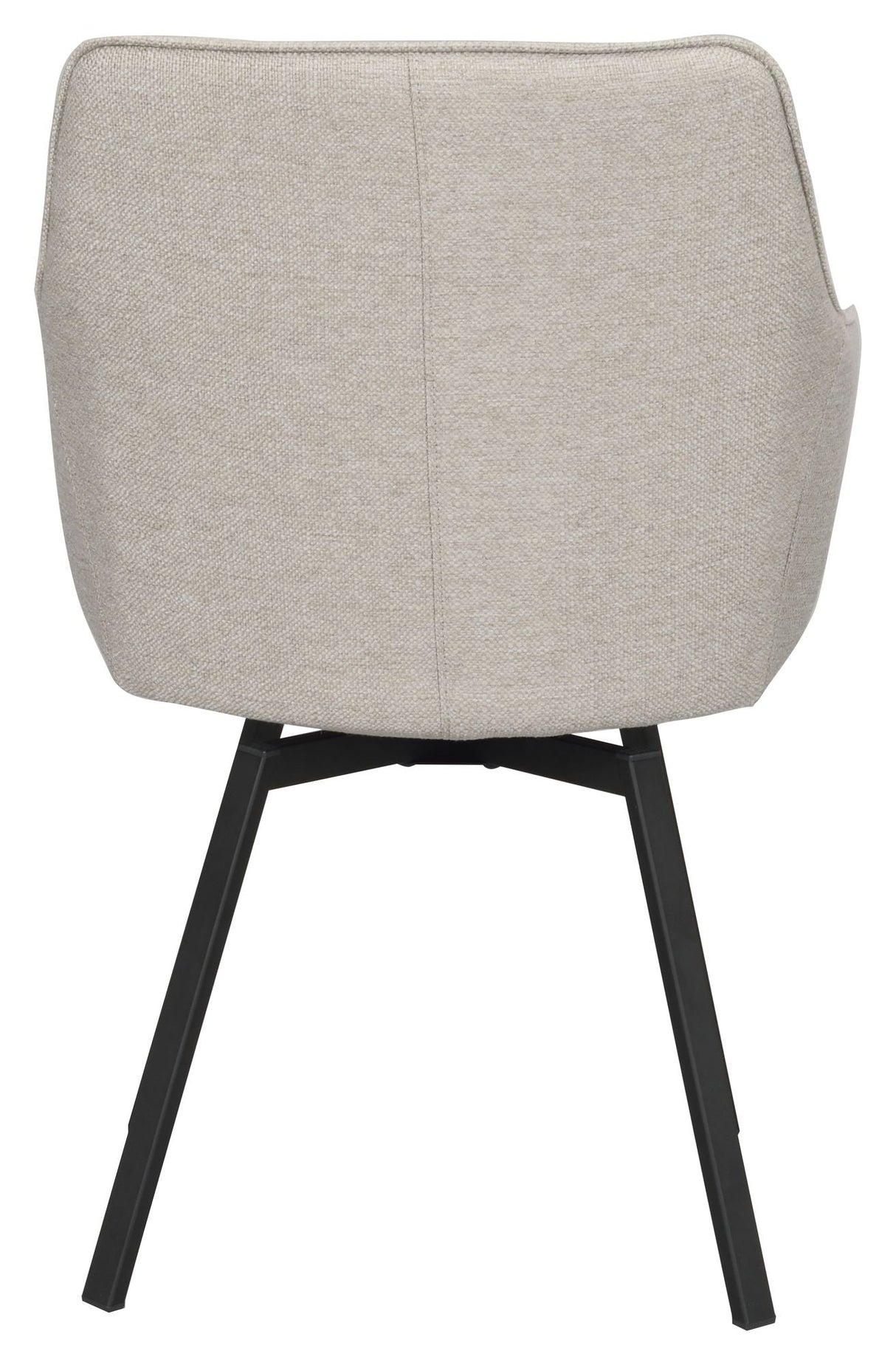 Alison Matsstol med svivningsfunktion, Beige Fabric