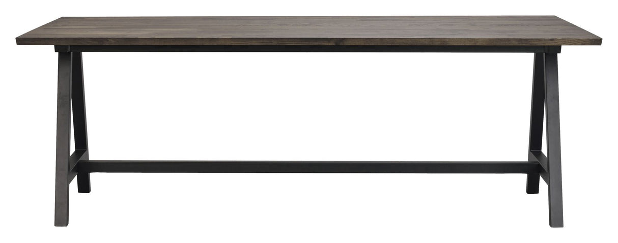 Carradale matbord, 220x100, Brown Oak/A-Leg