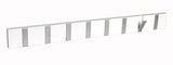 Confetti Hook Row w/8 Hooks, White