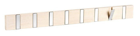 Confetti Hook Row w/8 Hooks, Light Oak