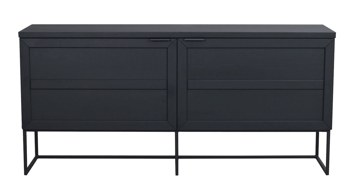 Everett sideboard B160 cm - svart - 100%® certifierat trä