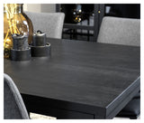 Everett Dining Table - Black Ash, 180x100