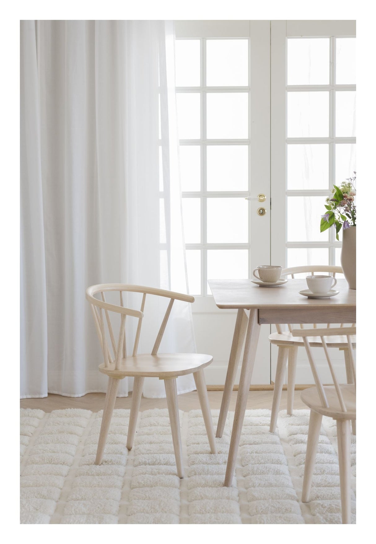 Carmen Dining Chair - Light Wood