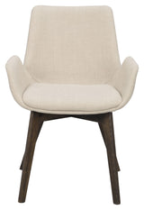 Drimsdale Dining Chair - Beige/Brown