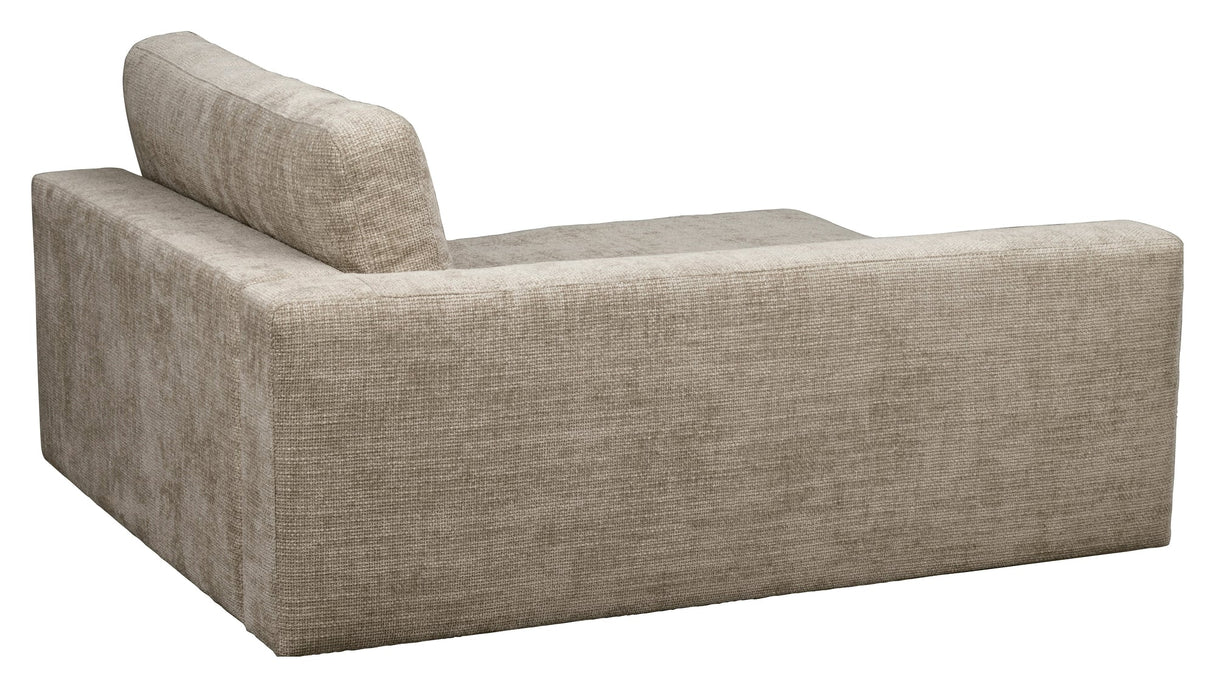 Duncan, 1,5 -sits Chaise Longue, vänster - Gray/Beige