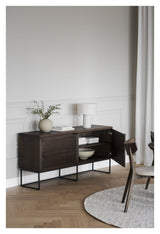 Everett, sideboards - ek/svart