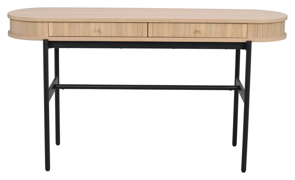 Haddington Desk - vit pigmenterad ek