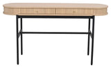 Haddington Desk - vit pigmenterad ek