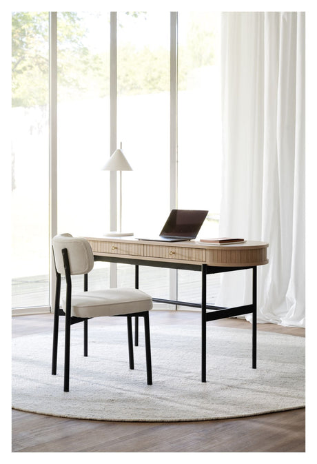 Haddington Desk - vit pigmenterad ek