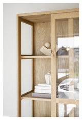 Hazelton, Display Cabinet - Oak