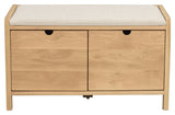 Hillmond, Bench - Oak/Beige