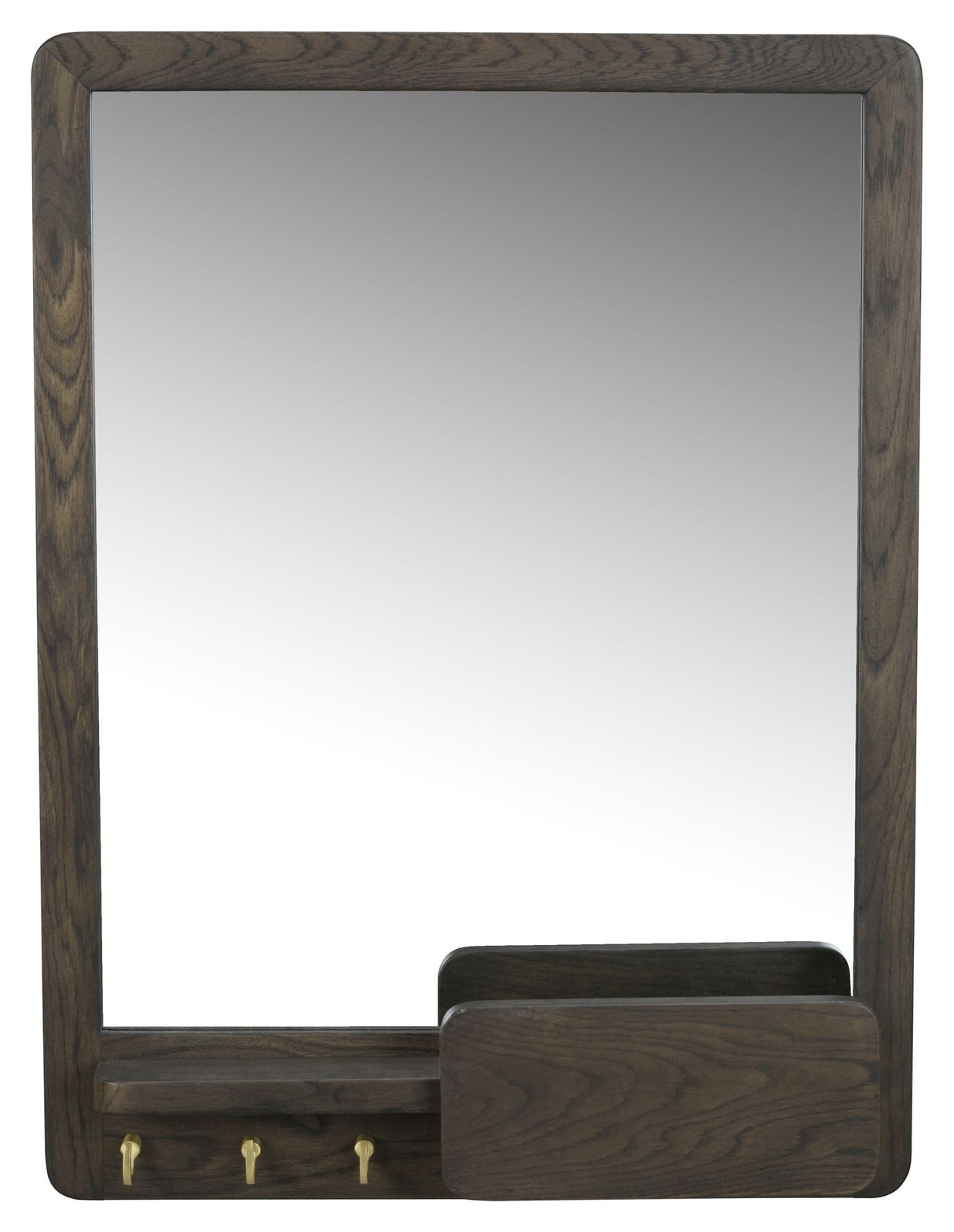 Inverness Mirror - Brown Oak