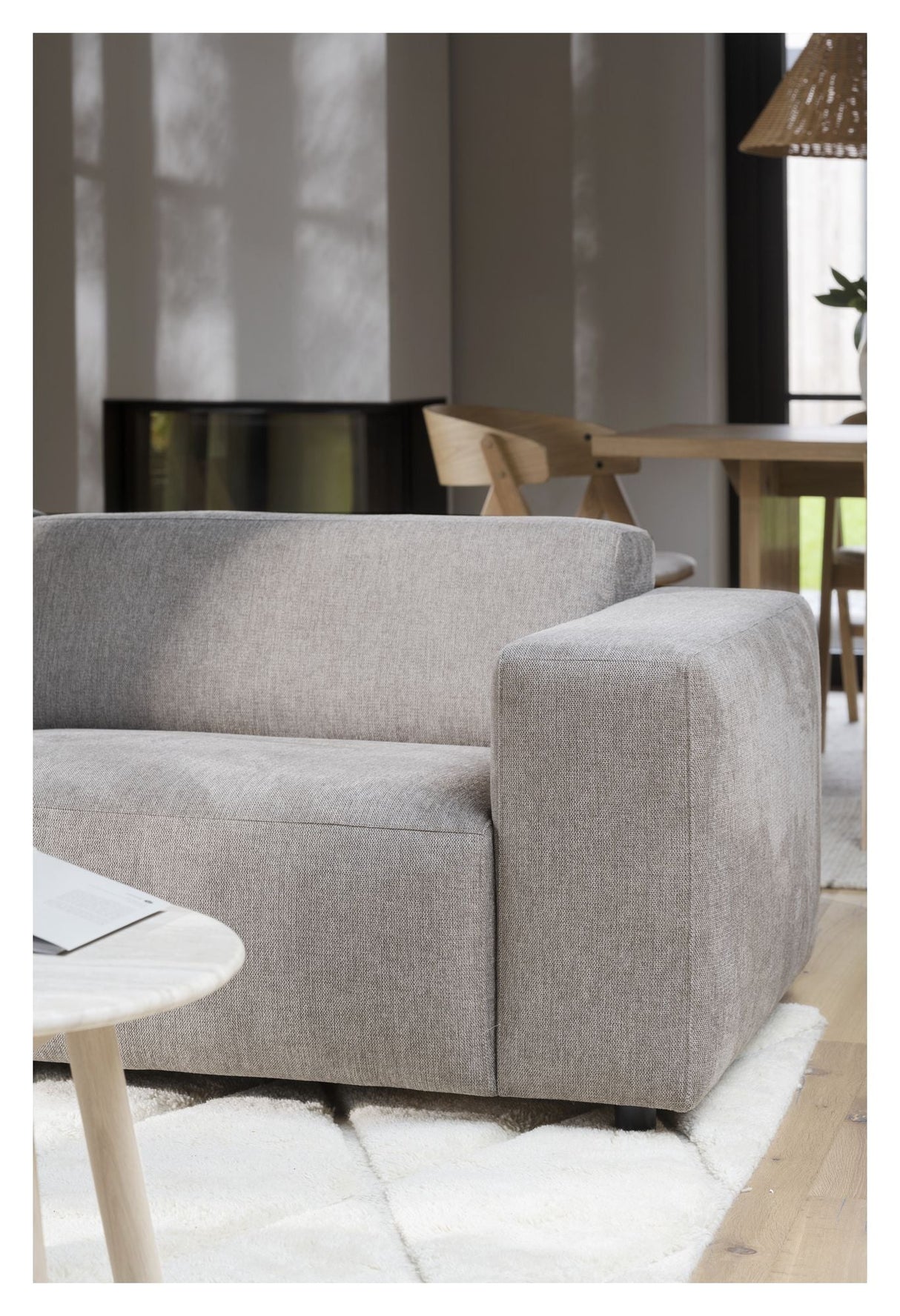 Willard Sofa 3-sits, beige tyg