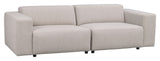 Willard soffa 3-sits, lätt beige tyg