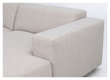 Willard soffa 3-sits, lätt beige tyg