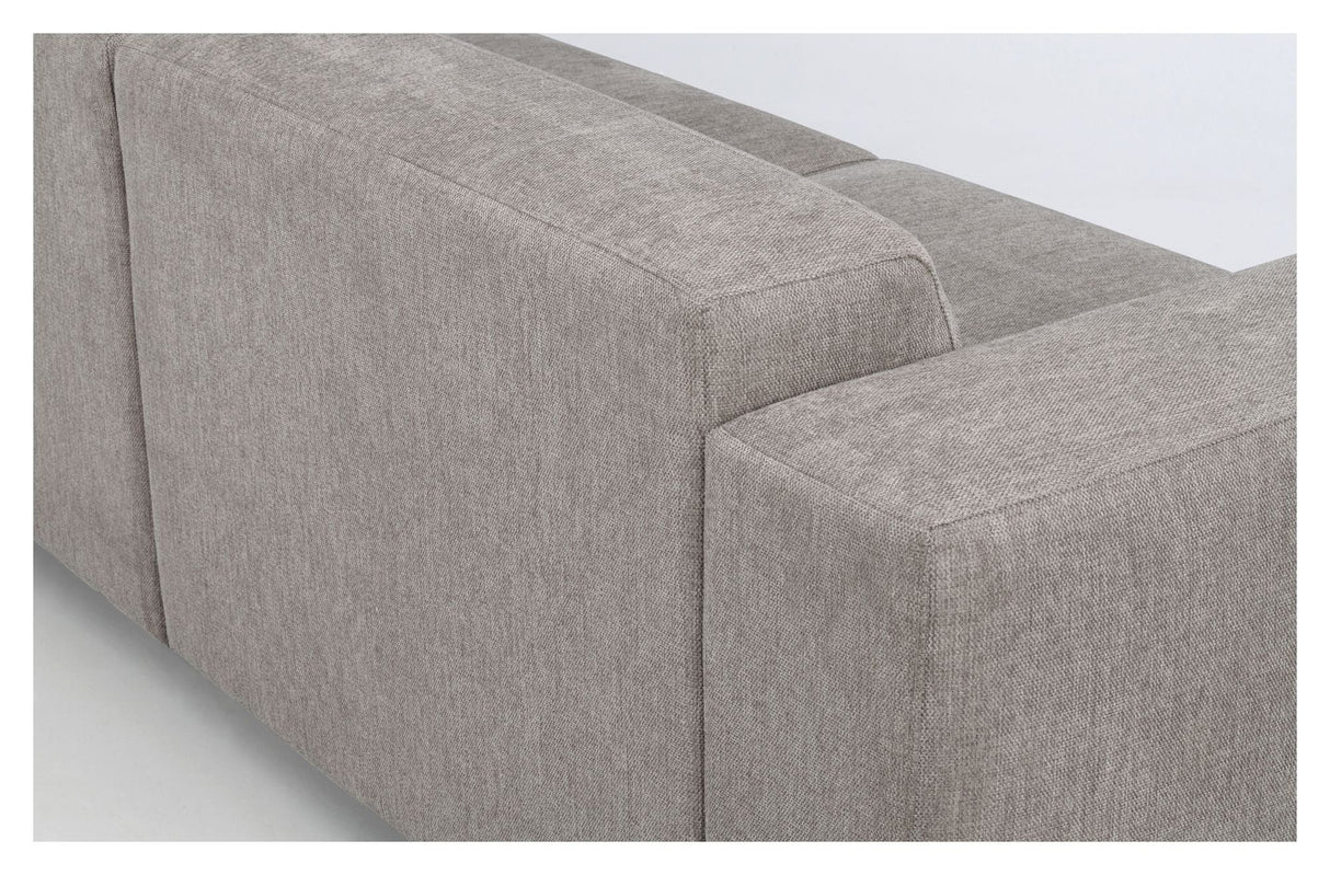 Willard Sofa 3-sits w. schäslong, vänster, beige tyg