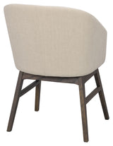 Windham Dining Chair - Beige/Brown