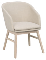 Windham Dining Chair - Beige/White Pigmentered