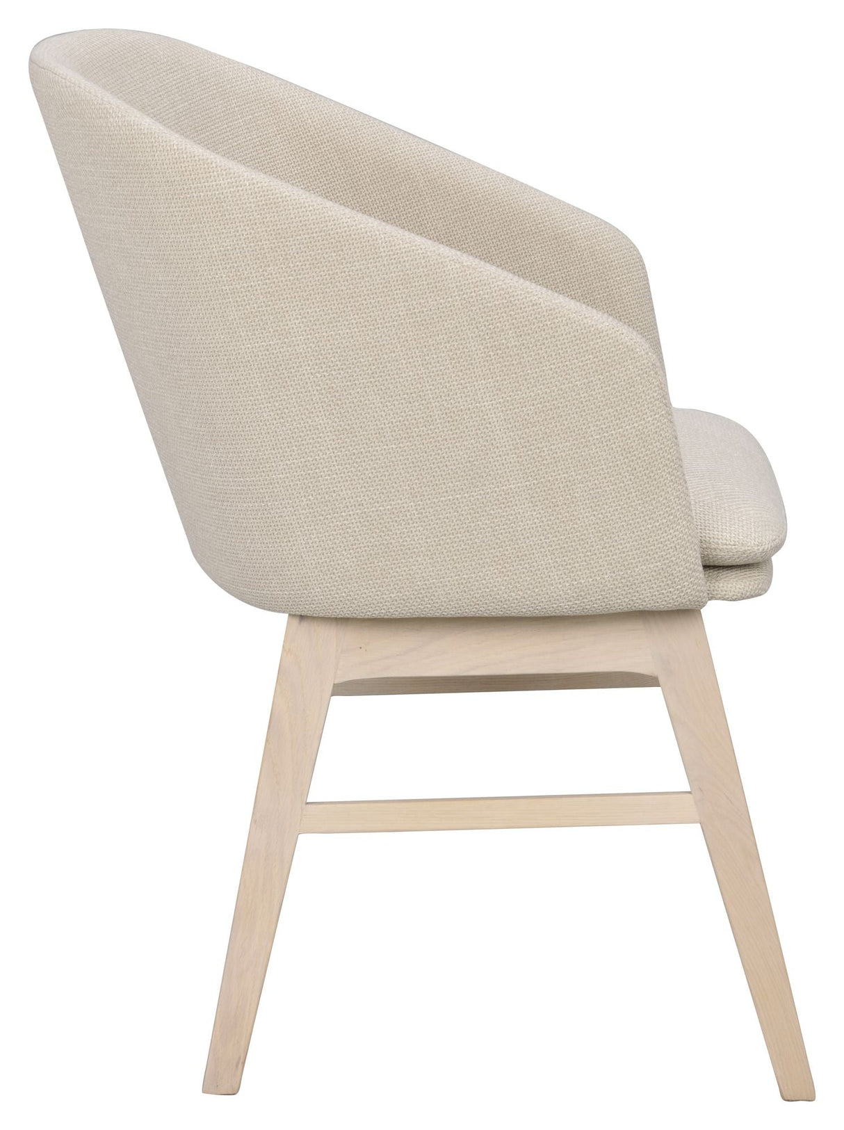 Windham Dining Chair - Beige/White Pigmentered