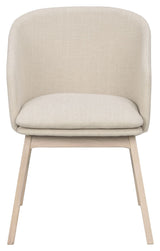 Windham Dining Chair - Beige/White Pigmentered