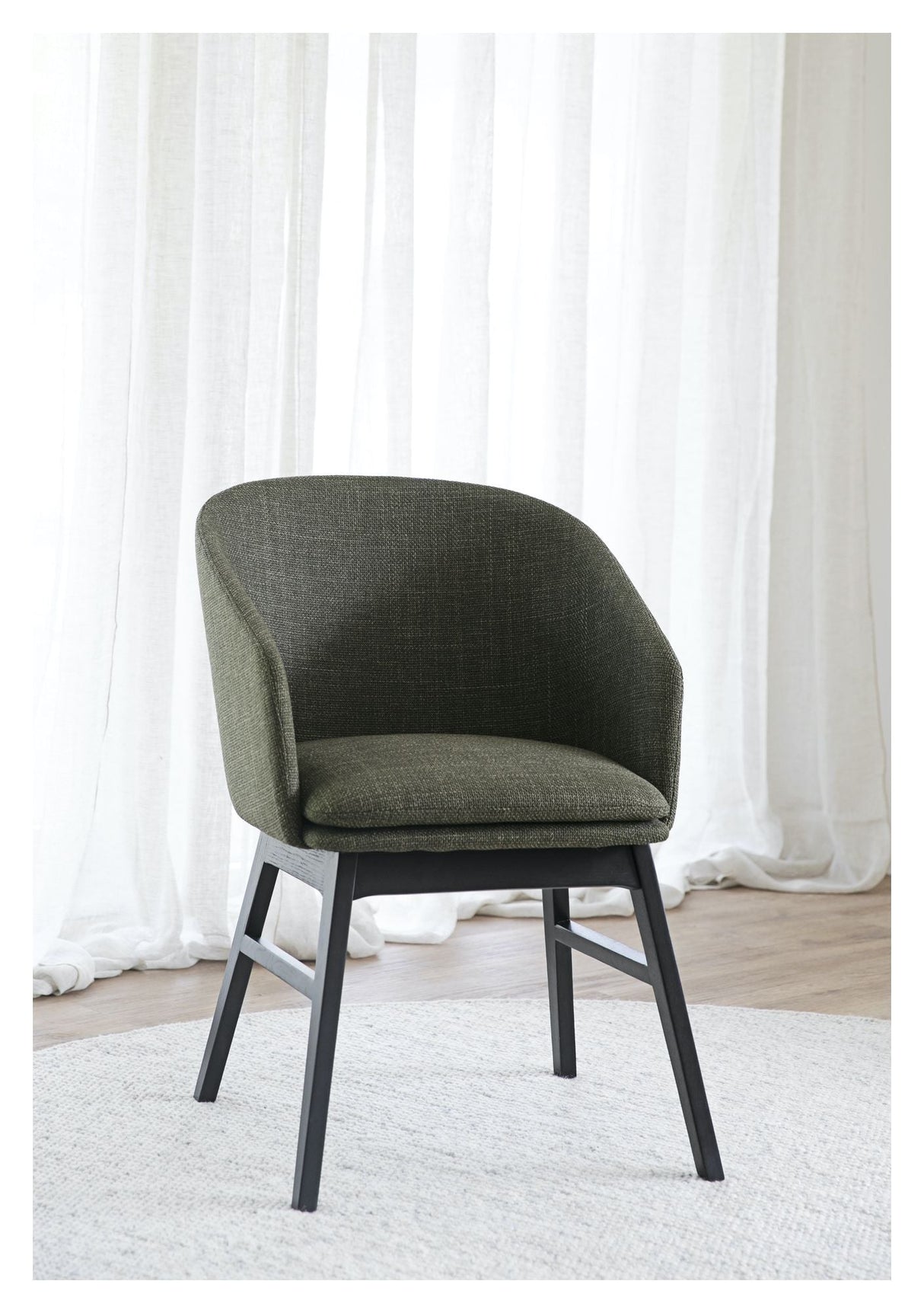 Windham Dining Chair - Green/Black