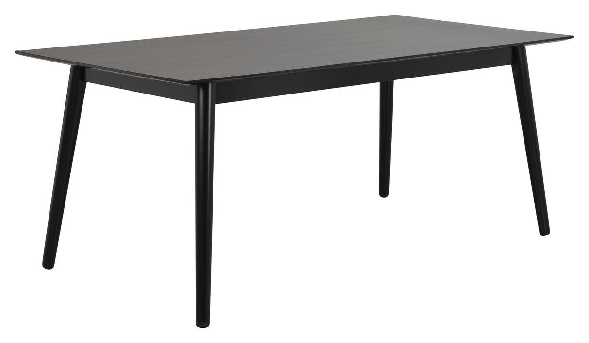 Lotta Dining Table, 180x90, Black Ash Veneer