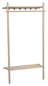 Milford Clothes Rack White Washed Oak