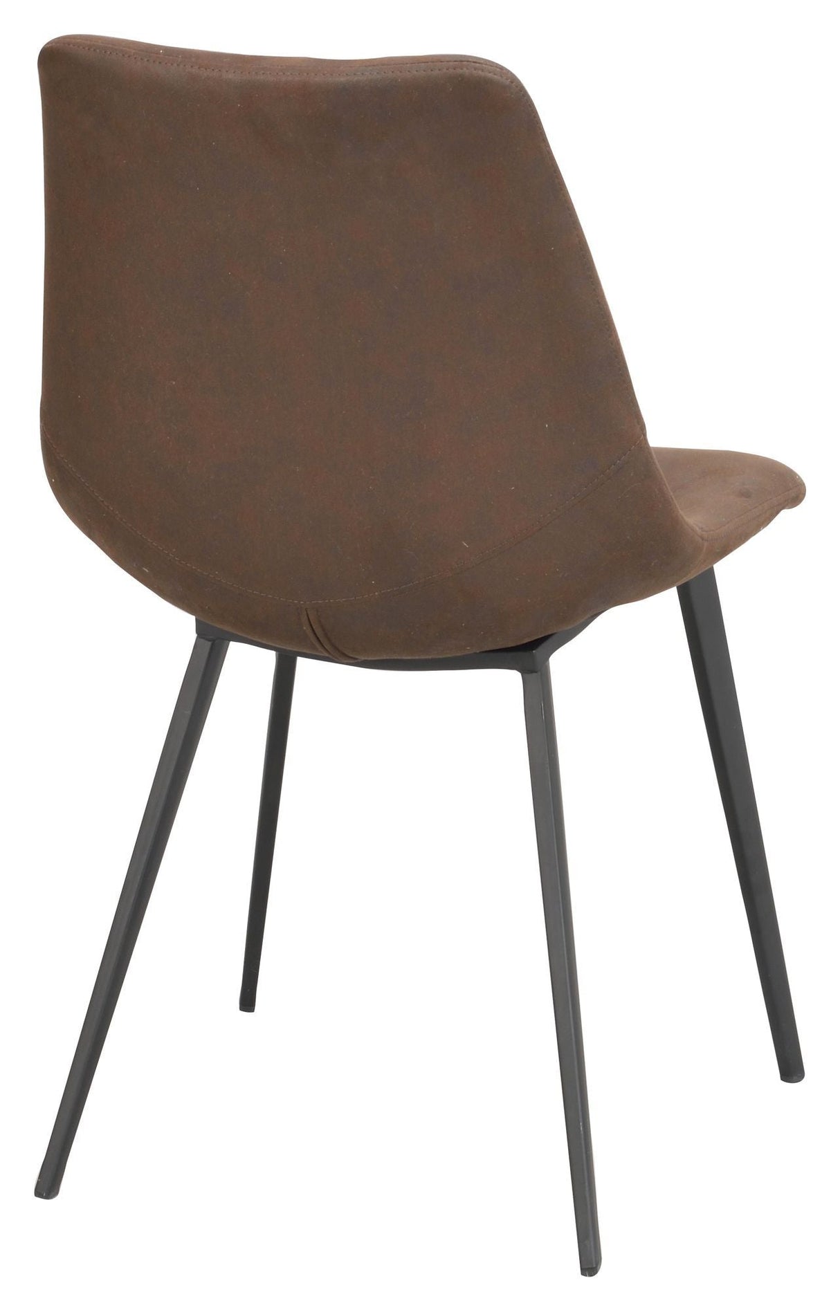 Raymour Dining Chair, Brown Microfiber