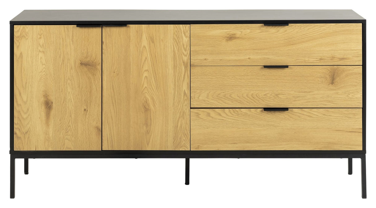 Seaford Sideboard 160x40x80, svart