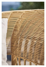 Belladonna yttre lounge soffa, alu-rattan